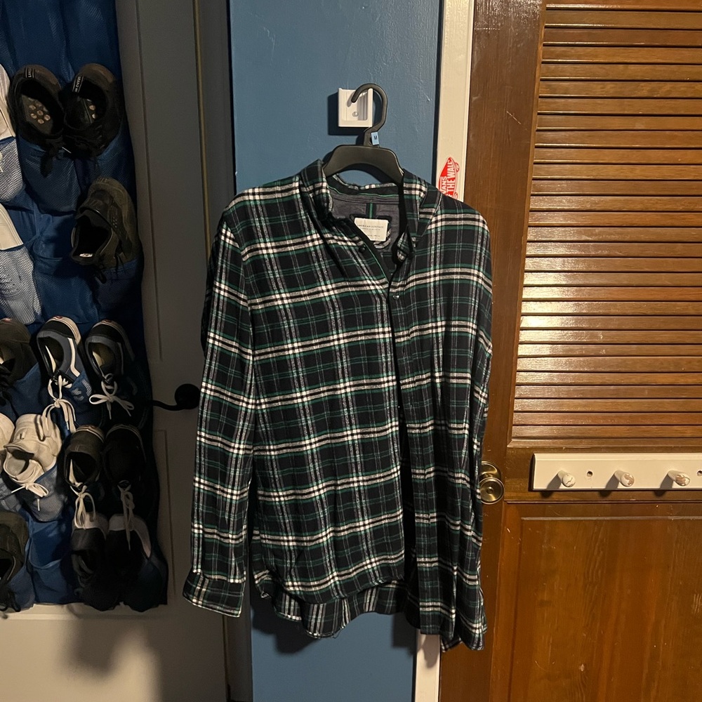 L Mens Light flannel